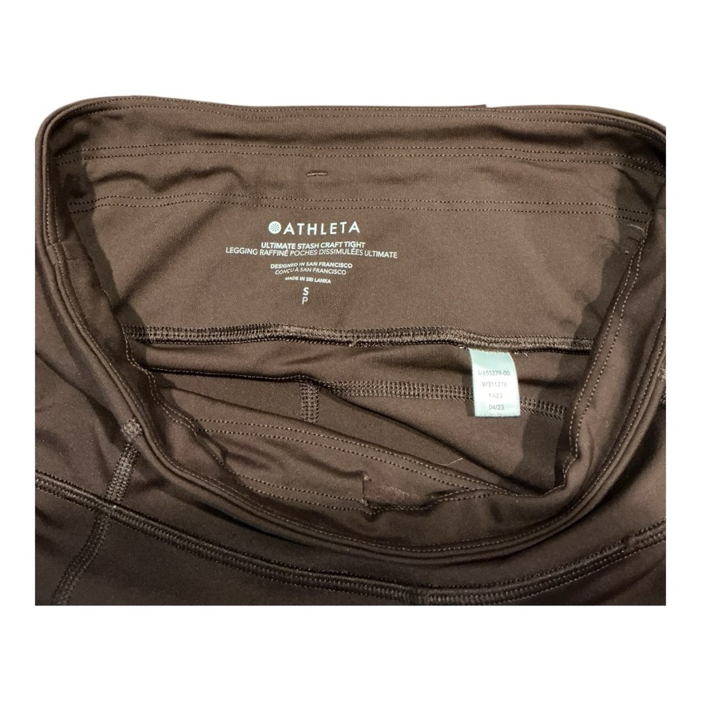 Athleta Ultimate Stash Craft Tight Leggings S Brown/Beige Size S - Picture 7 of 7
